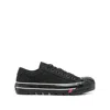 Pro-keds Rubber  Fabric Sneakers In Black