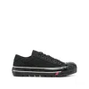Pro-keds Rubber  Fabric Sneakers In Black