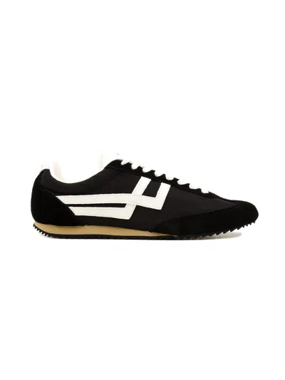 Pro-keds Racer 77 Striped Sneakers In Black