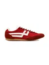 Pro-keds Racer 77 Suede-panelled Sneakers In Brown
