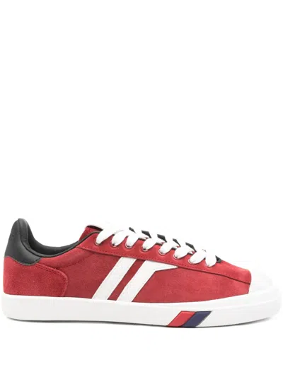 Pro-keds Suede Stripe Low-tops In Red