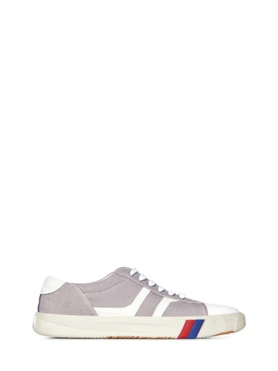Pro-keds Wisteria Low-top Sneakers With Canvas And Leather Accents In Gray