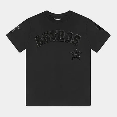 Pro Standard Big Kids Houston Astros Mlb Triple Classic T-shirt In Black