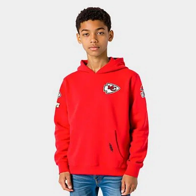 Pro Standard Big Kids Kansas City Chiefs Nfl Classic Fleece Pullover Hoodie In Red