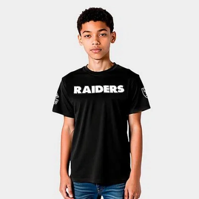 Pro Standard Big Kids Las Vegas Raiders Nfl Classic T-shirt In Black