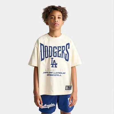 Pro Standard Big Kids Los Angeles Dodgers Mlb City Tour 2.0 T-shirt In Neutral