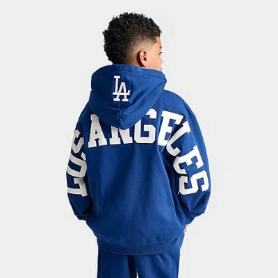 Pro Standard Big Kids Los Angeles Dodgers Mlb Wingspan Pullover Hoodie