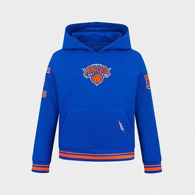 Pro Standard Big Kids New York Knicks Nba Classic Pullover Hoodie In Blue