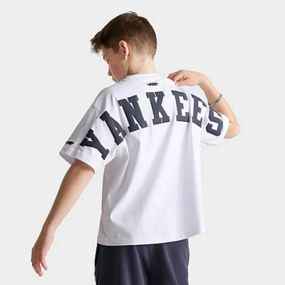 Pro Standard Big Kids New York Yankees Mlb Wingspan T-shirt In White