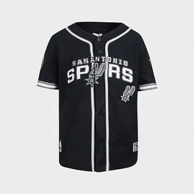 Pro Standard Big Kids San Antonio Spurs Nba Mesh Button Down T-shirt