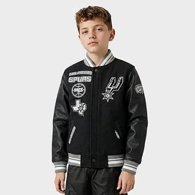 Pro Standard Big Kids San Antonio Spurs Nba Wool Varsity Jacket