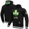 Pro Standard Men's Black Boston Celtics 2024/25 City Edition Pullover Hoodie In Black