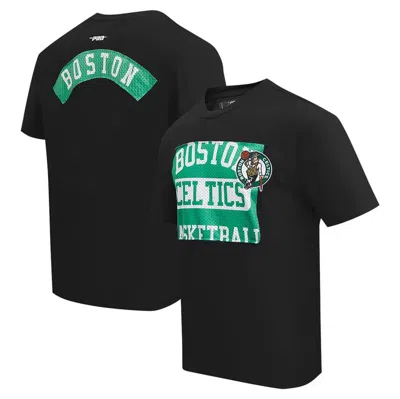 Pro Standard Black Boston Celtics Made To Play Drop Shoulder T-shirt