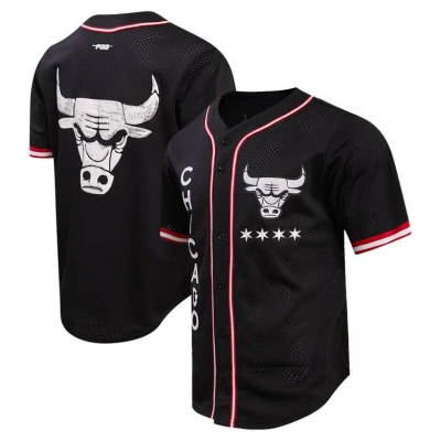 Pro Standard Black Chicago Bulls 2023/24 City Edition Mesh Baseball Jersey