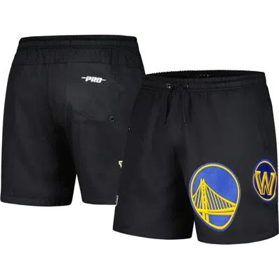 Pro Standard Black Golden State Warriors Classics Woven Shorts