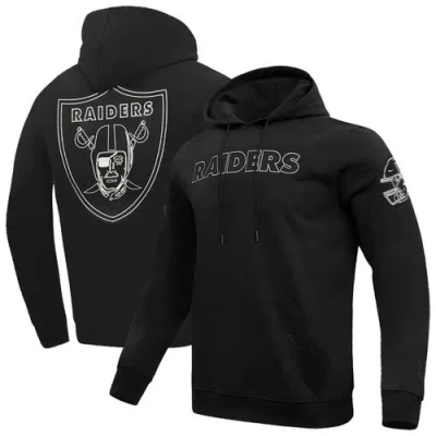 Pro Standard Black Las Vegas Raiders Classic Chenille Pullover Hoodie