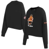Pro Standard Black Philadelphia Flyers Mascot Crewneck Pullover Sweatshirt In Black