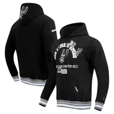 Pro Standard Black San Antonio Spurs Area Code Pullover Hoodie