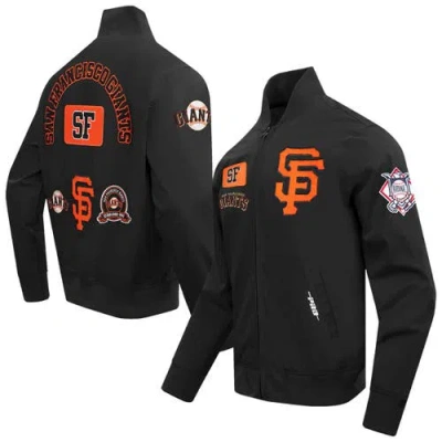 Pro Standard Black San Francisco Giants Area Code Twill Full-zip Jacket