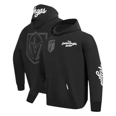 Pro Standard Black Vegas Golden Knights Paint The City Pullover Hoodie