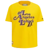 Pro Standard Boys   Lakers Script T-shirt In Yellow