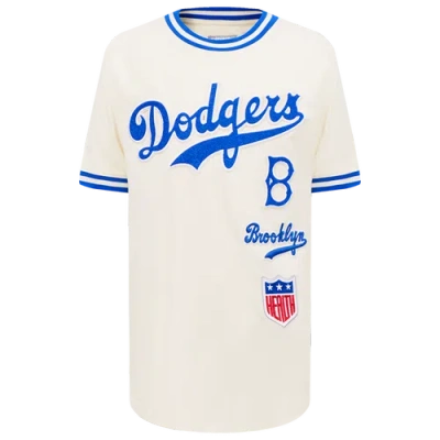 Pro Standard Kids' Boys  Brooklyn Dodgers Retro Classic Ss Striped Tee In Blue