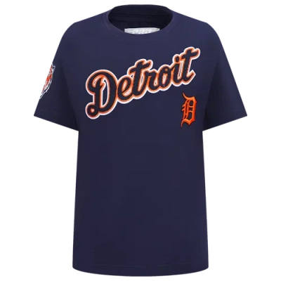 Pro Standard Kids' Boys  Detroit Tigers Classic Ss Tee In Blue