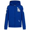Pro Standard Boys  Los Angeles Dodgers Classic Flc Fz Hoodie In Blue