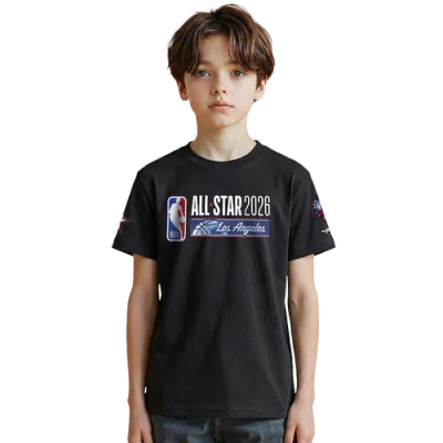 Pro Standard Kids' Boys  Nba All Star 2026 T-shirt In Black