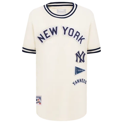 PRO STANDARD BOYS PRO STANDARD NEW YORK YANKEES RETRO CLASSIC STRIPED RIB TEE