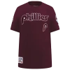 Pro Standard Boys  Philadelphia Phillies Classic Ss Tee In Burgundy