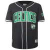 Pro Standard Boys  Boston Celtics Classic Mesh Button Down Shirt In Green