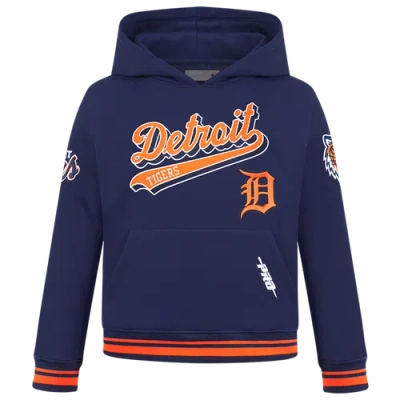 Pro Standard Kids' Boys   Detroit Tigers Hoodie In Blue