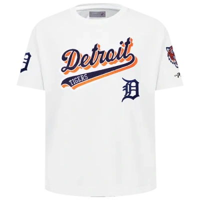 Pro Standard Kids' Boys   Detroit Tigers Script T-shirt In White