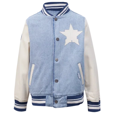 Pro Standard Kids' Boys   Houston Astros Denim Jacket In Blue