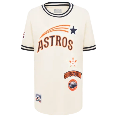 PRO STANDARD BOYS PRO STANDARD PRO STANDARD HOUSTON ASTROS RETRO CLASSIC SS STRIPED RIB TEE