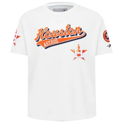 Pro Standard Kids' Boys   Houston Astros Script T-shirt In White