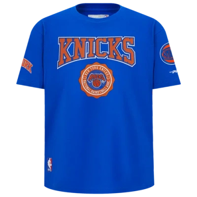 Pro Standard Kids' Boys   Knicks Patch T-shirt In Blue