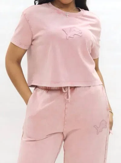 Pro Standard Classic Enzyme Wash Boxy Tee In Pink