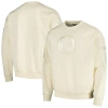 Pro Standard Cream Chicago Cubs Neutral Drop Shoulder Pullover Sweatshirt In Cream