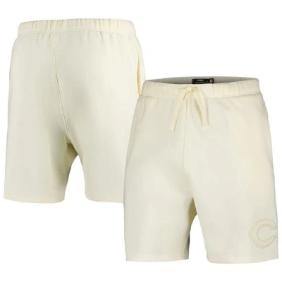 Pro Standard Cream Cincinnati Reds Neutral Fleece Shorts