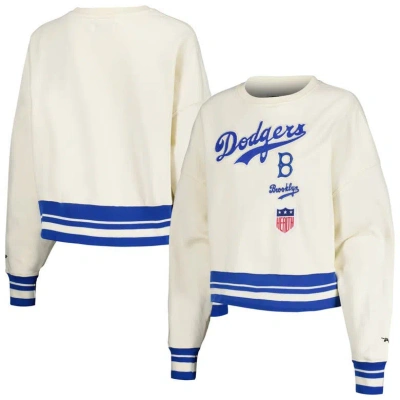 Pro Standard Cream Los Angeles Dodgers Retro Classic Fleece Pullover Sweatshirt