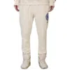 Pro Standard Detroit Pistons Varsity Blues Fleece Sweatpants In Beige In Neutral