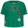 Pro Standard Girls  Boston Celtics Retro Classic Ss Boxy Tee In Green