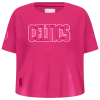 Pro Standard Girls  Boston Celtics Triple Pink Ss Boxy Tee In Pink