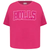 Pro Standard Girls  Chicago Bulls Triple Pink Ss Boxy Tee In Pink