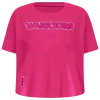 Pro Standard Girls   Golden State Warriors Triple Pink Ss Boxy Tee In Pink