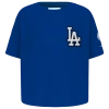 Pro Standard Girls   Los Angeles Dodgers Classic Ss Boxy Tee In Blue