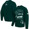 Pro Standard Green New York Jets Turn It Up Drop Shoulder Pullover Sweatshirt In Multi