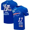 Pro Standard Josh Allen Royal Buffalo Bills Fast Lane Name & Number Player T-shirt In Royal